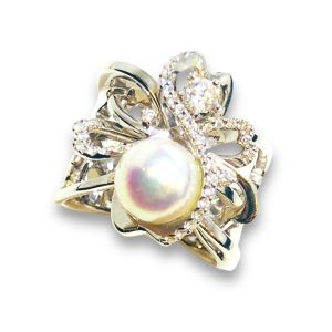 K18WG パール リング アクセサリー